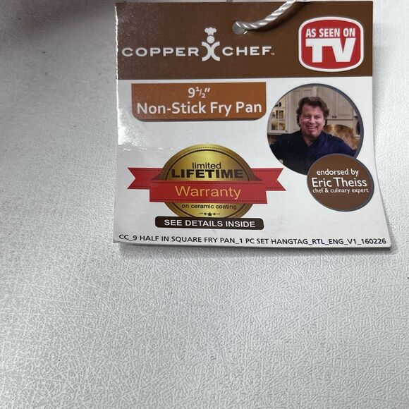 Copper Chef New With tags 9.5” Nonstick Fry Pan - Picture 6 of 8